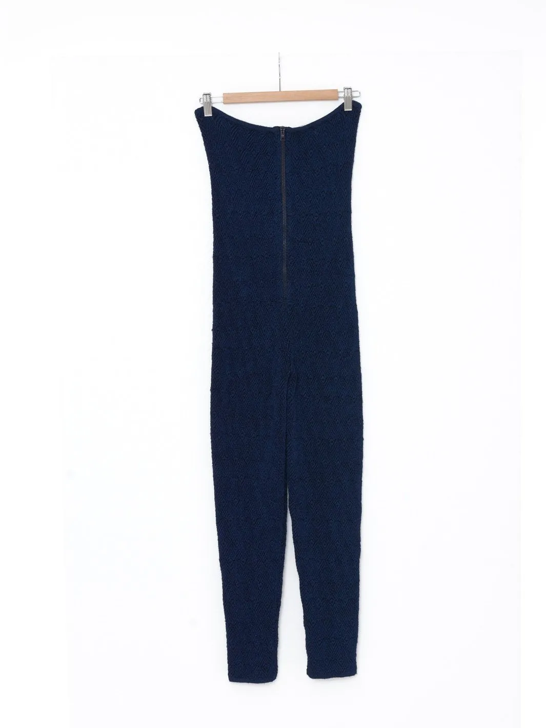 1990s Krizia jumpsuit in elecrtric blue knit