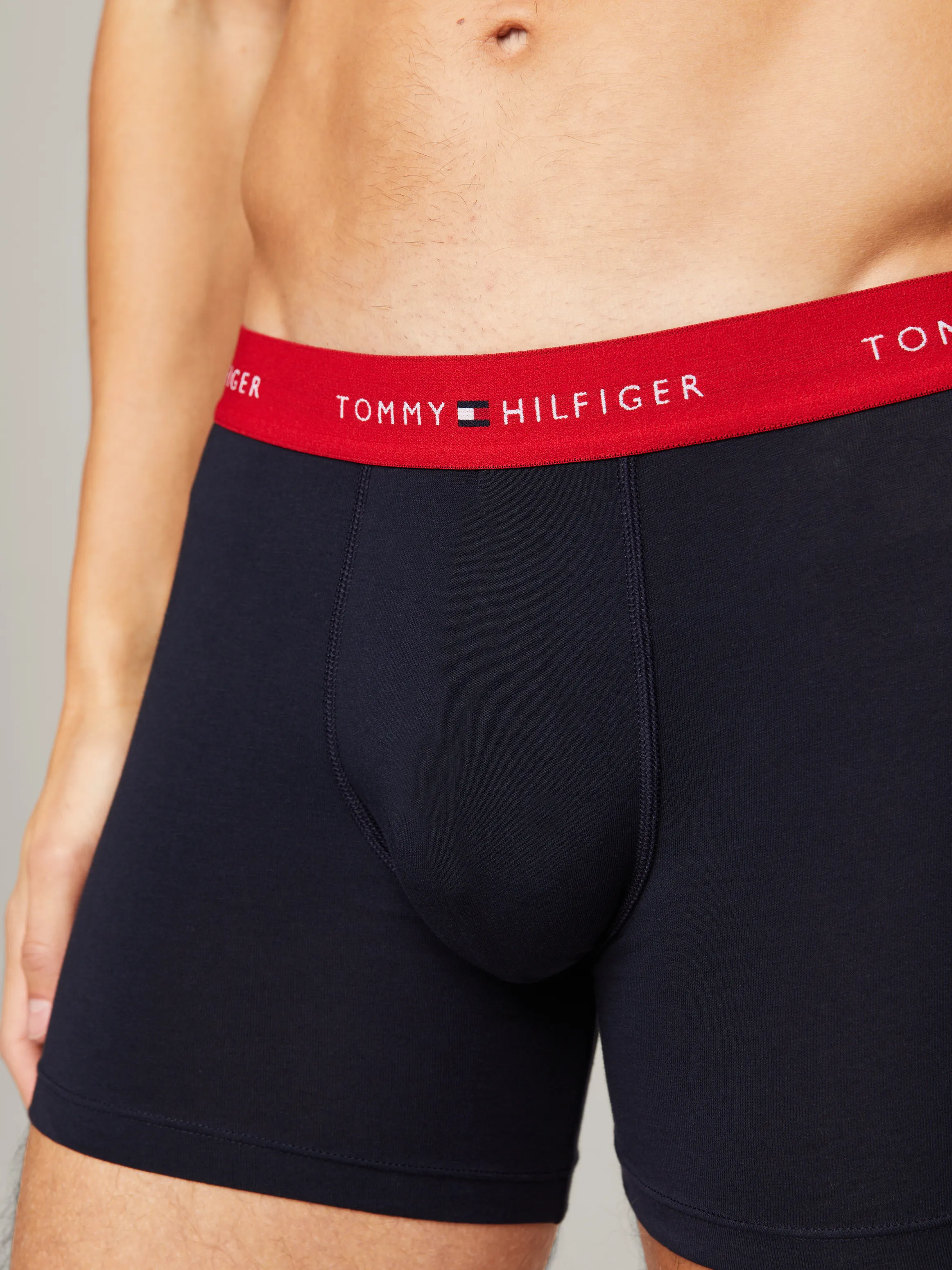 3-Pack Signature Essential Logo Waistband Boxer Briefs | Underwear | Tommy Hilfiger