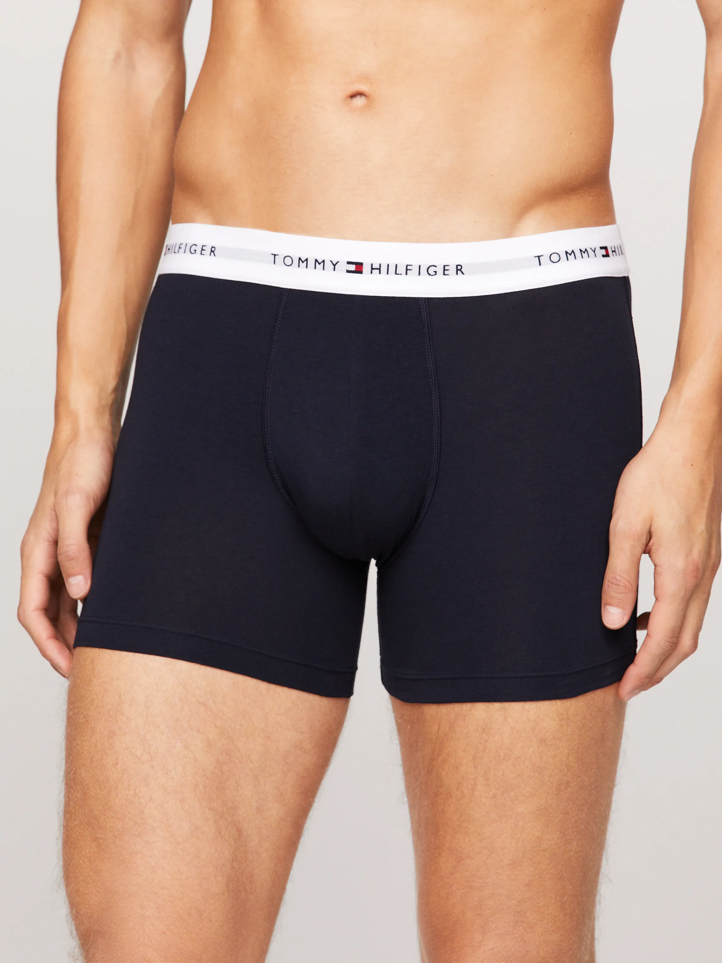 3-Pack Signature Essential Logo Waistband Boxer Briefs | Underwear | Tommy Hilfiger