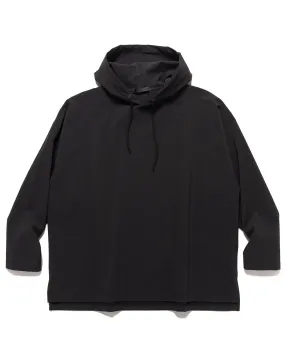 4Way Stretch Oversized Pullover Hoodie Black