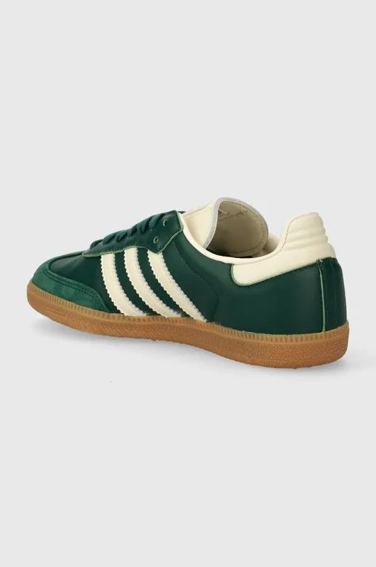 adidas Originals leather sneakers Samba OG W green color IE0872