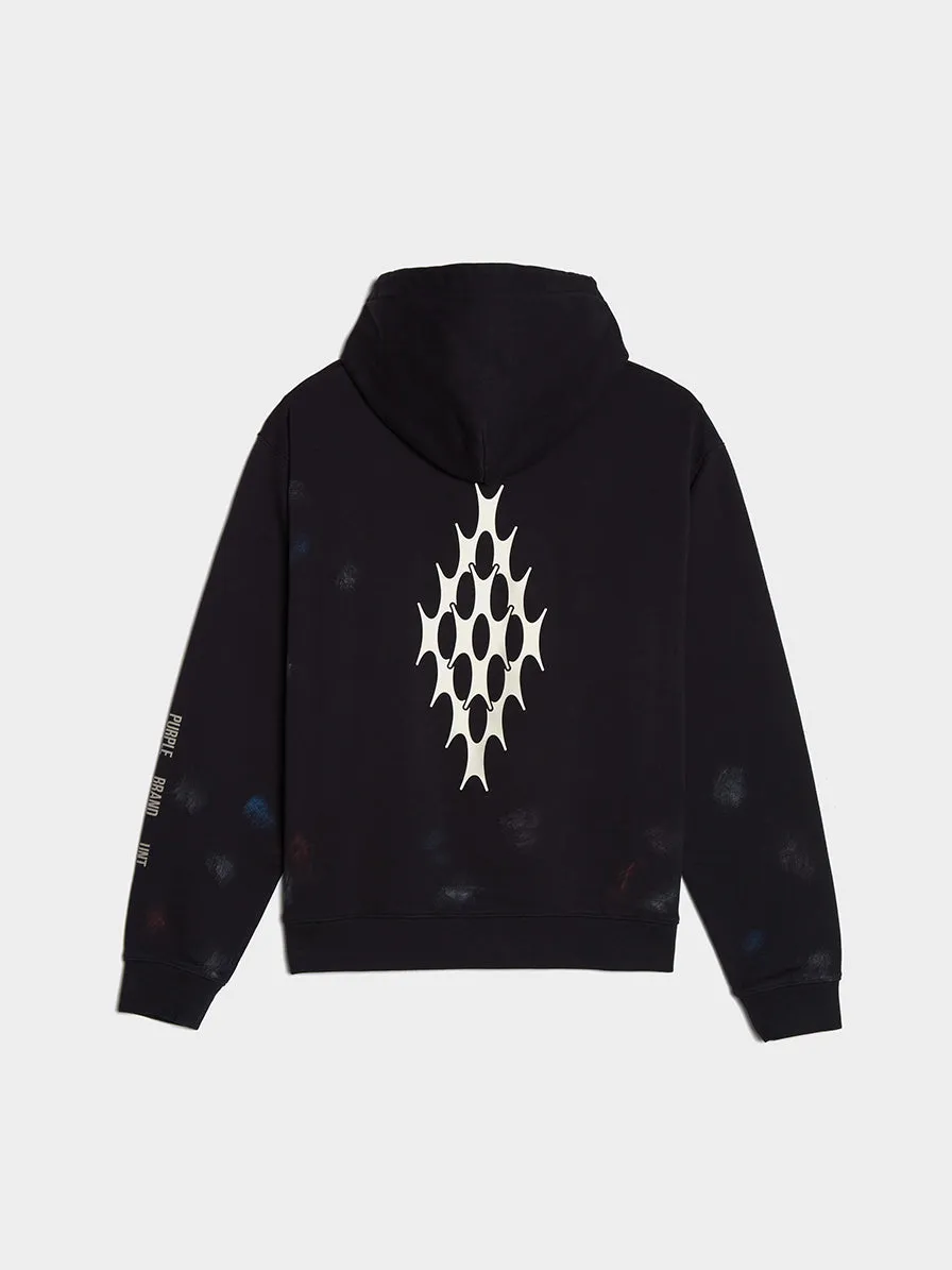 Artifact Silicon Hoodie, Wash Black Paint