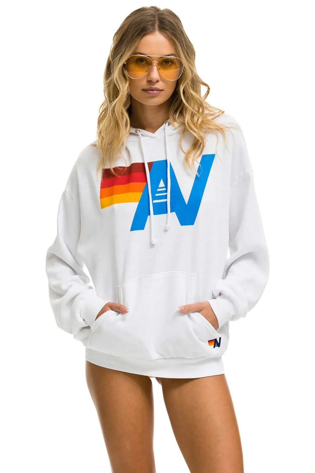 Aviator Nation Logo Pullover Relaxed Hoodie