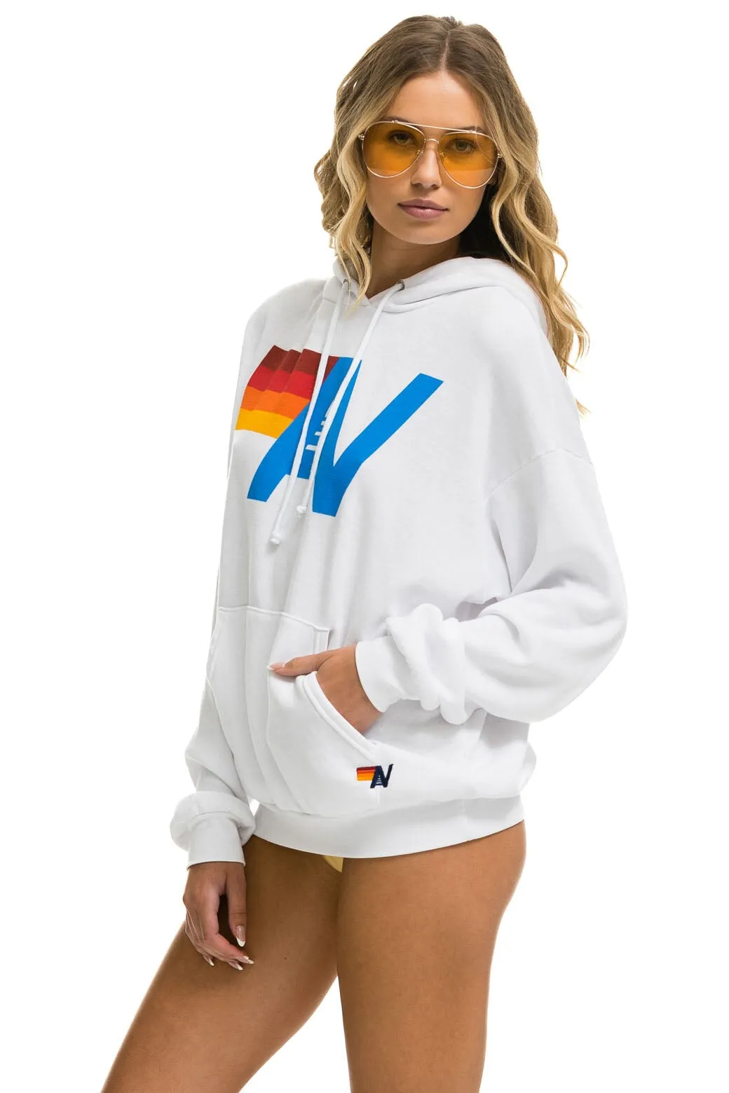 Aviator Nation Logo Pullover Relaxed Hoodie