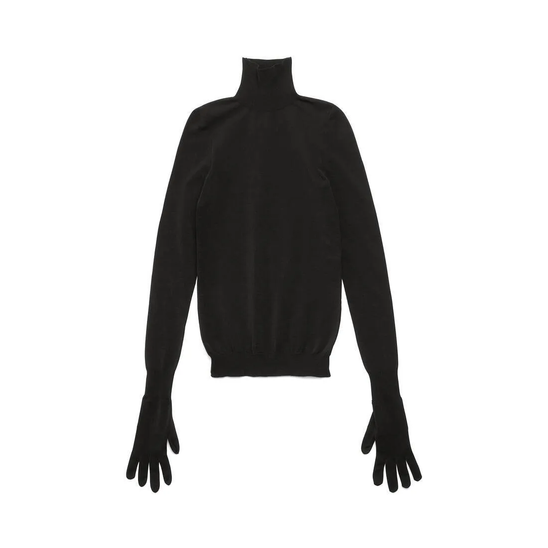 BALENCIAGA  |Women's Gloves Sweater in Black