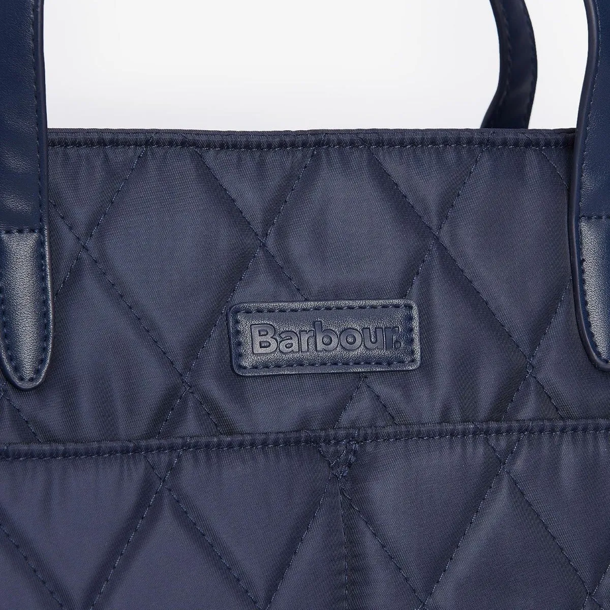 Barbour Ladies Quilted Tote Bag in Navy