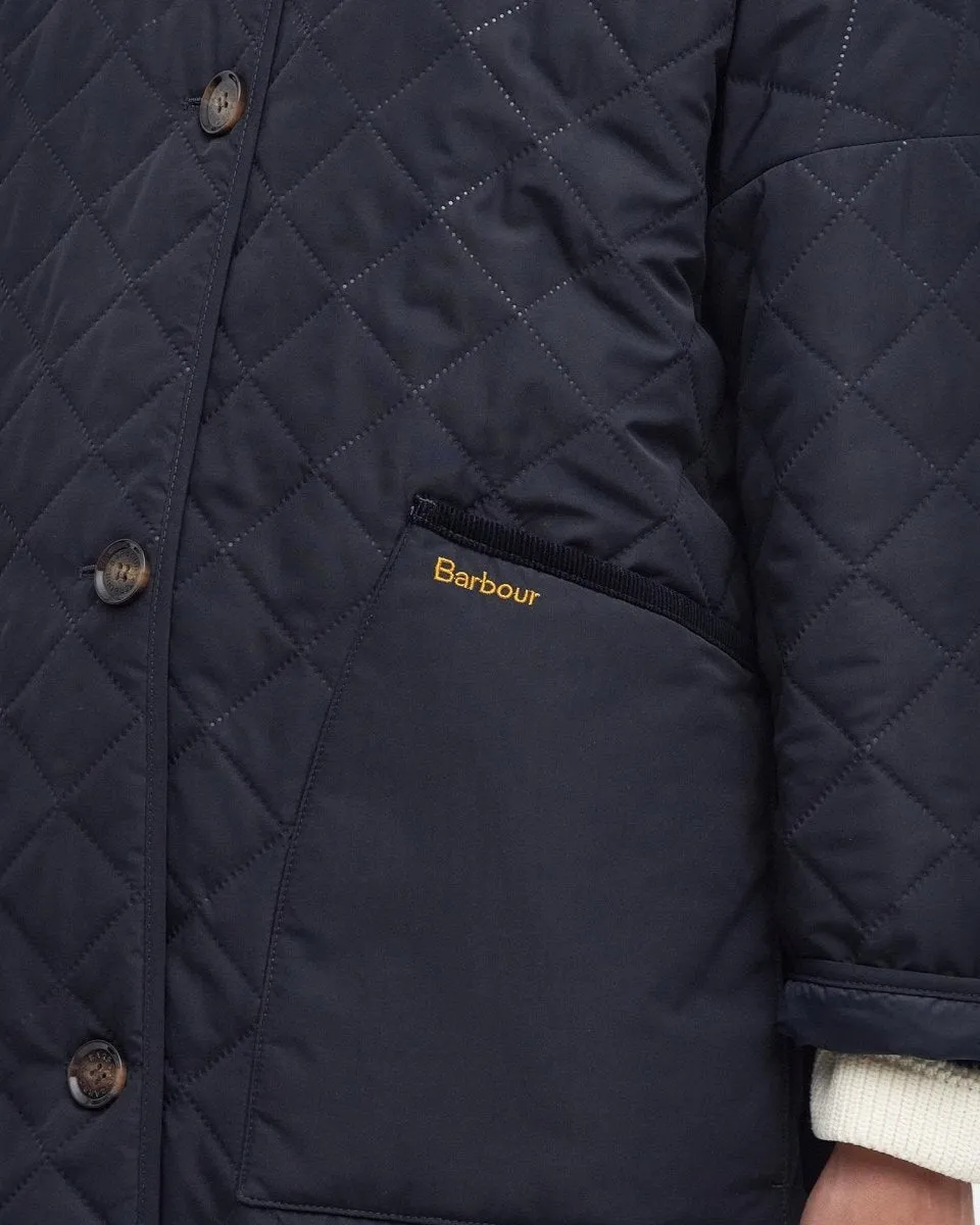 Barbour Lockton Quilt Navy Jacket