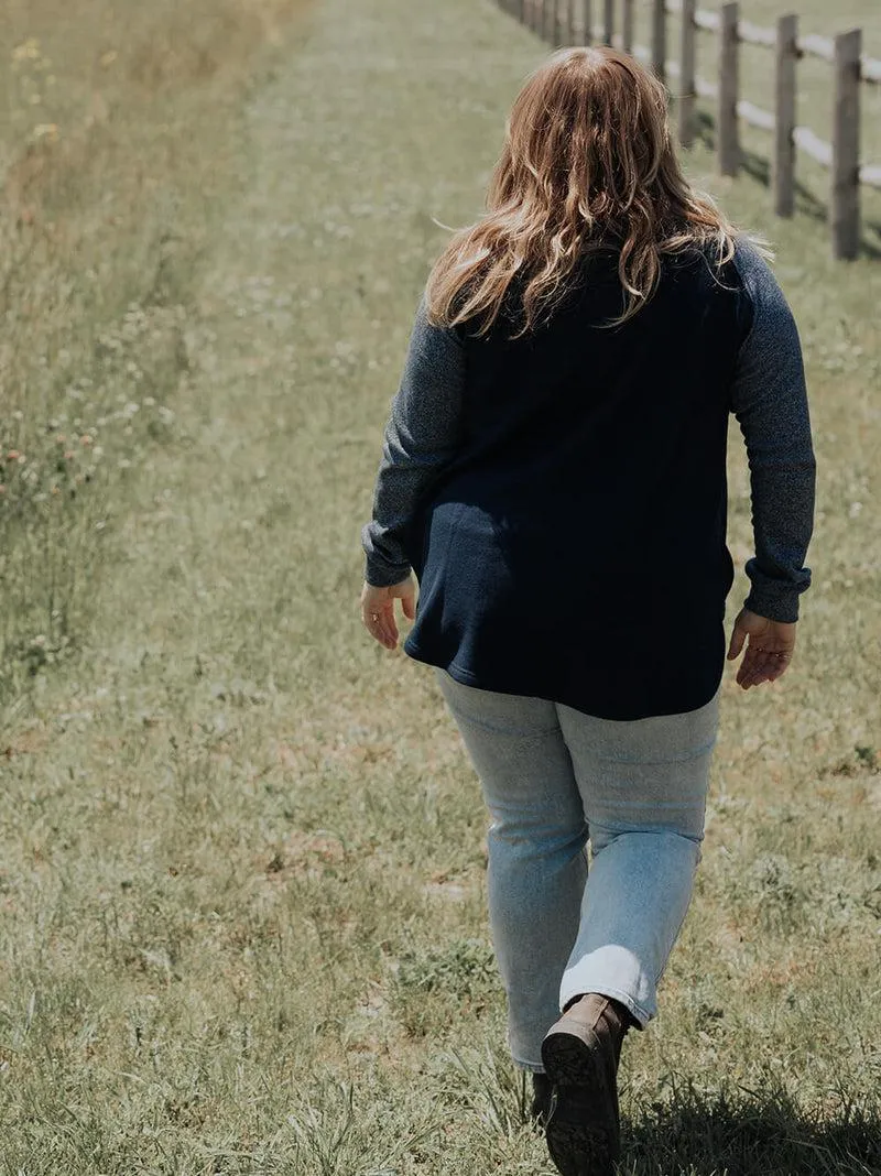 Blondie Classic Dusk Sweater In Navy