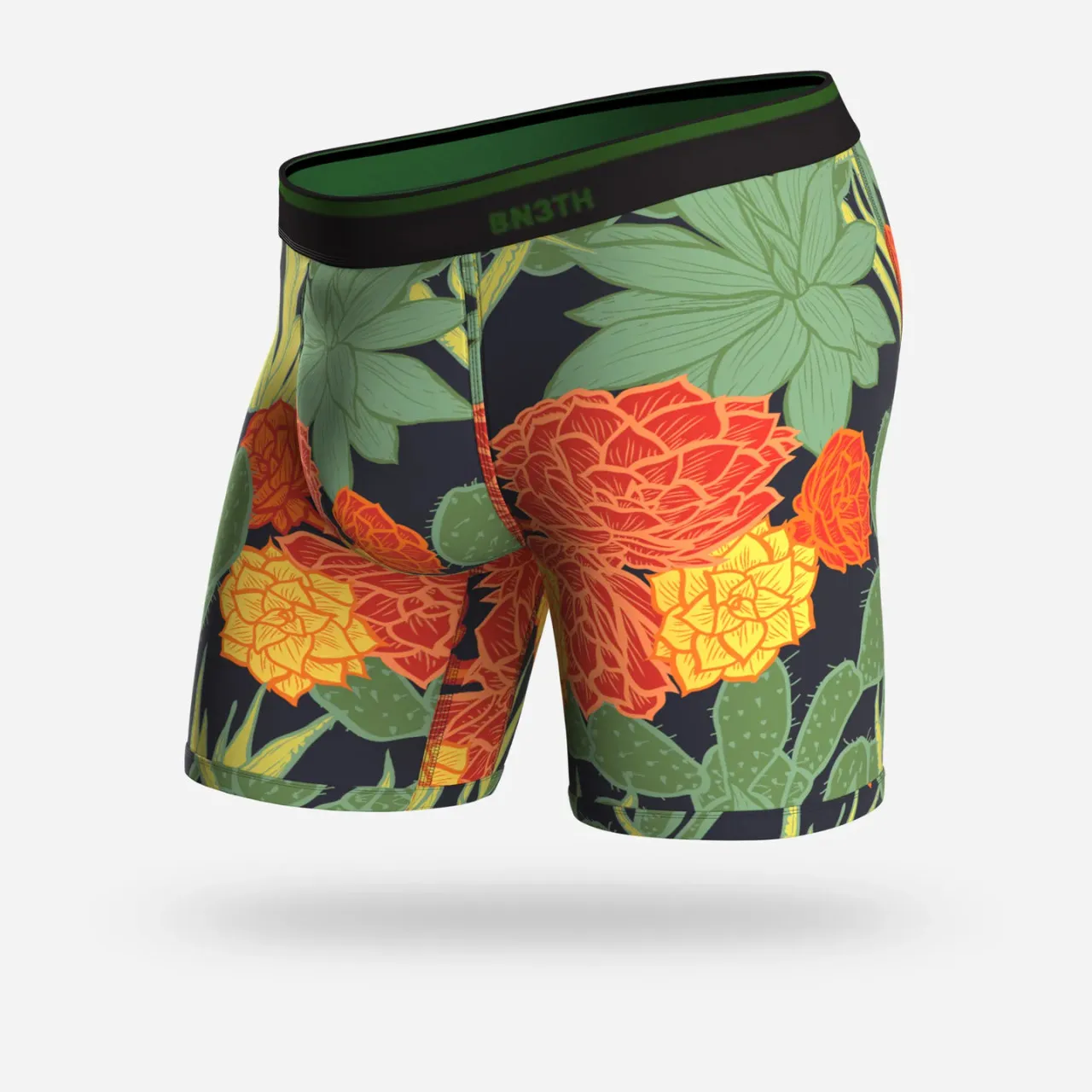 BN3TH Underwear Classic Boxer Brief Print - Desert Bloom/Dark Navy