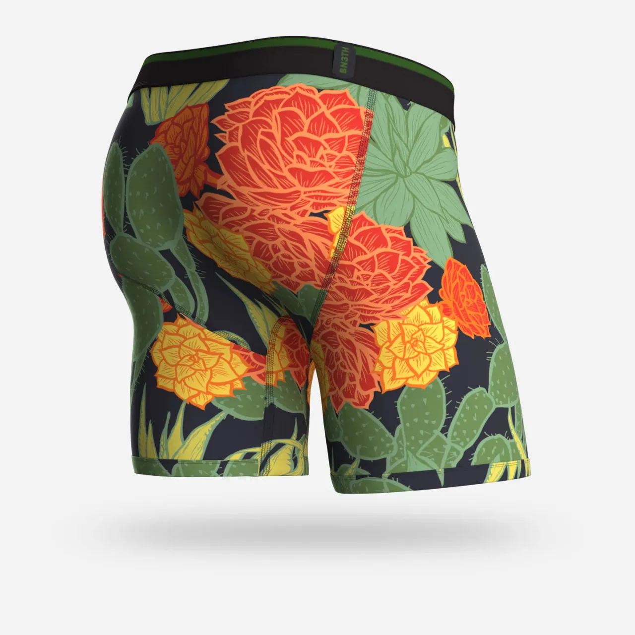 BN3TH Underwear Classic Boxer Brief Print - Desert Bloom/Dark Navy