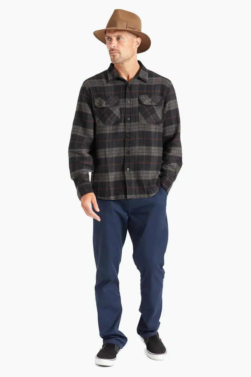 Bowery L/S Flannel - Black/Charcoal