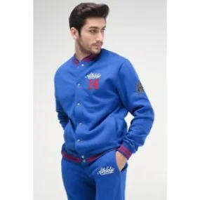 BRACKETS Zipper Jacket Royal Blue Men Jackets