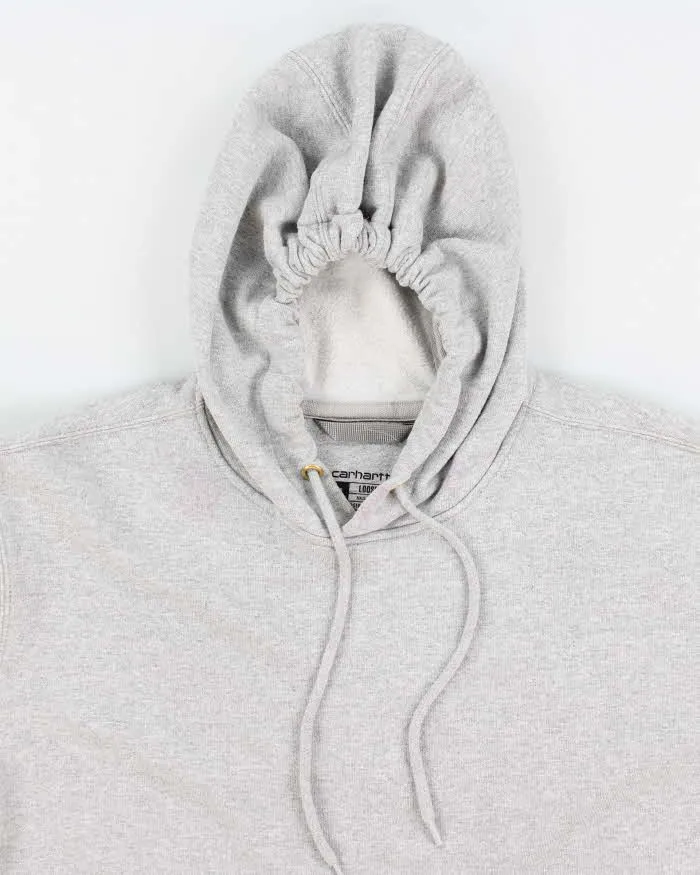 Carhartt Grey Loose Fit Hoodie - M