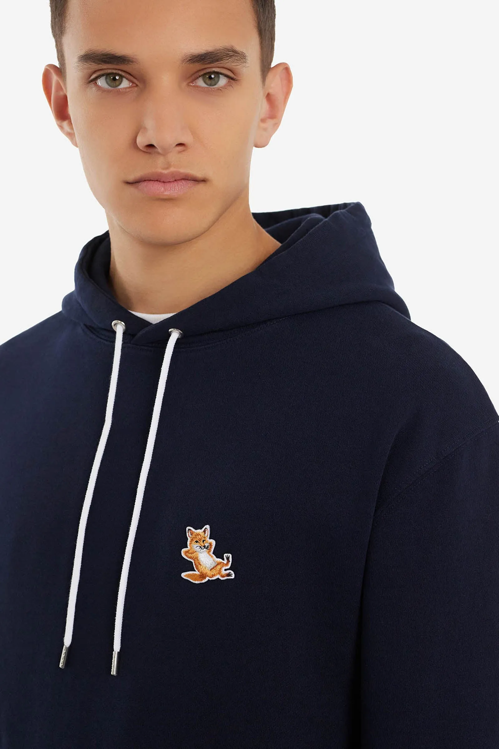 CHILLAX FOX PATCH CLASSIC HOODIE<BR/>