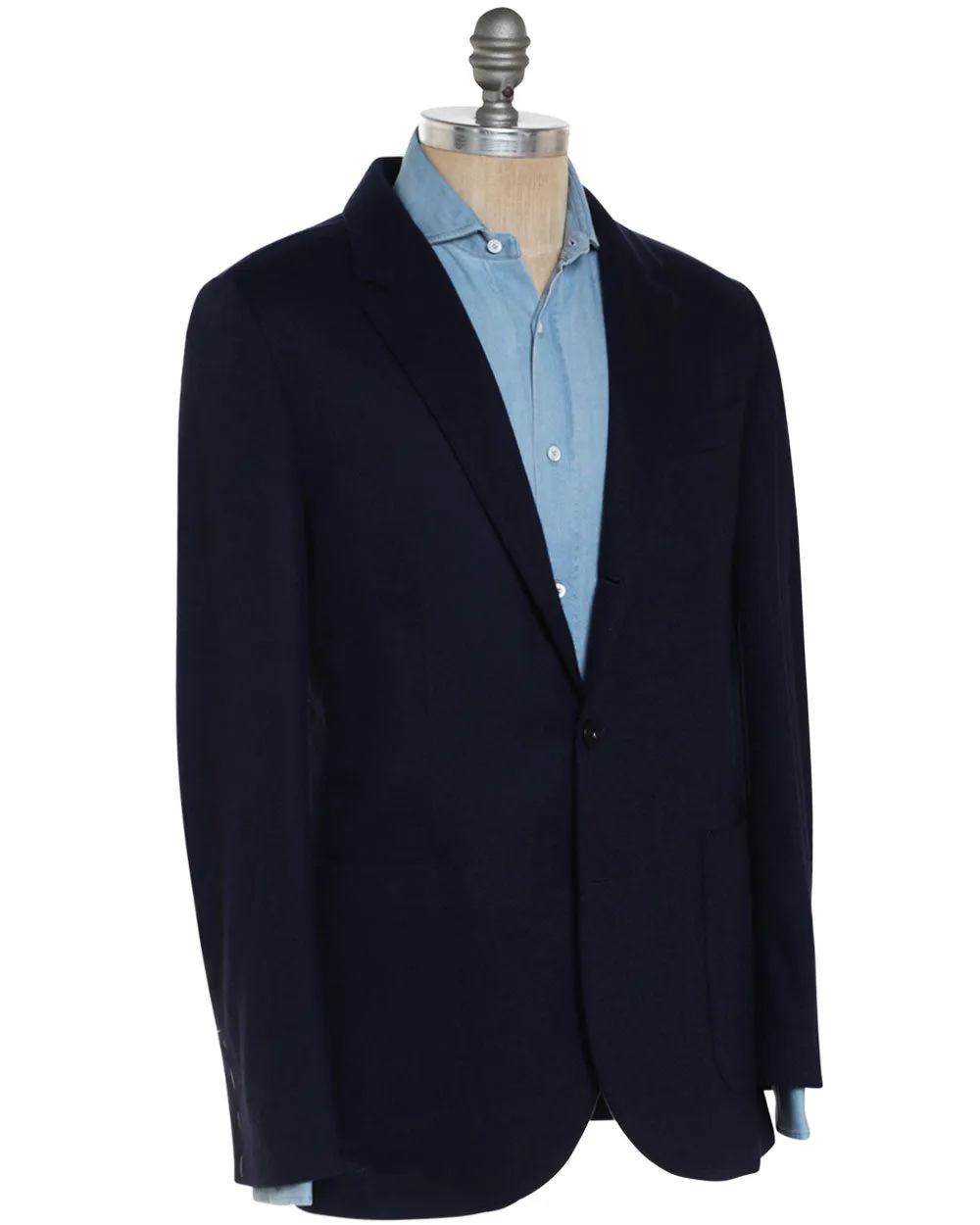 Cobalt Cashmere Solid Sportcoat