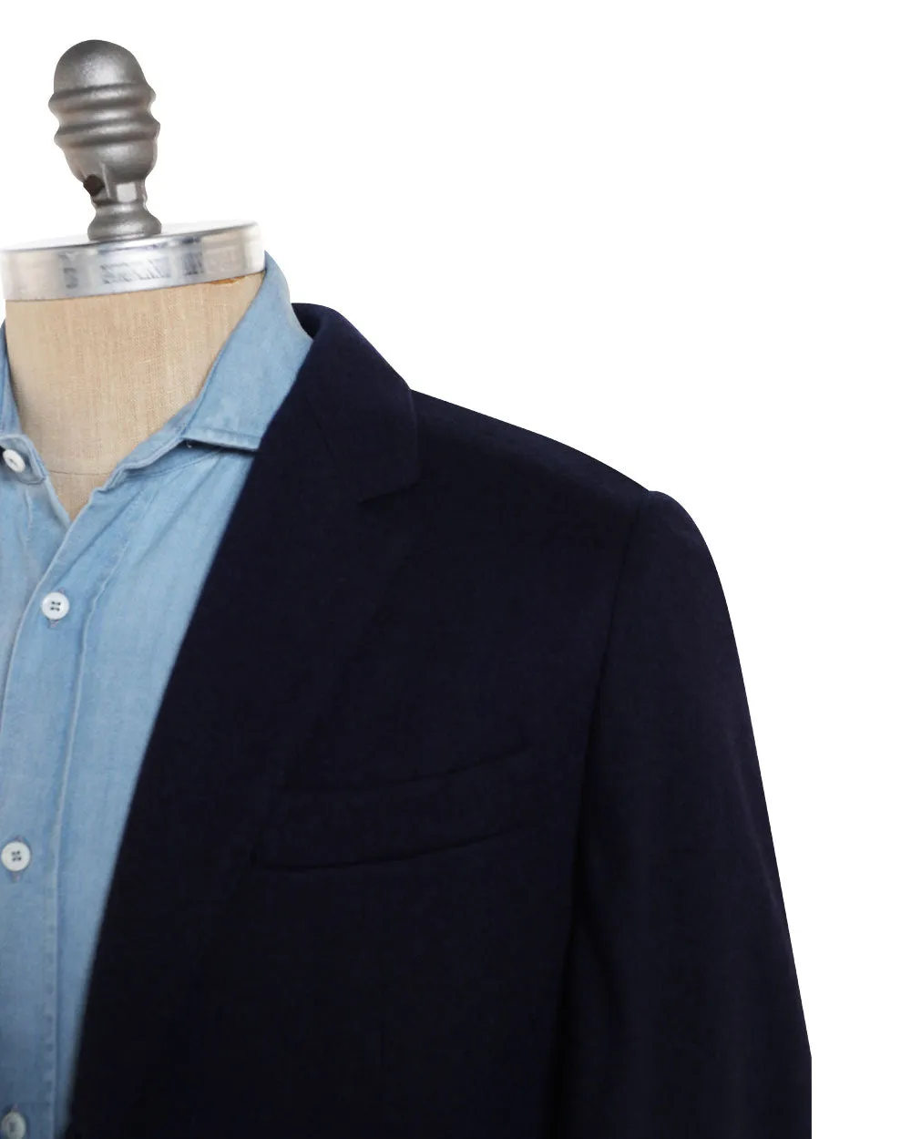 Cobalt Cashmere Solid Sportcoat