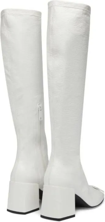 Courrèges Reedition AC square-toe boots White