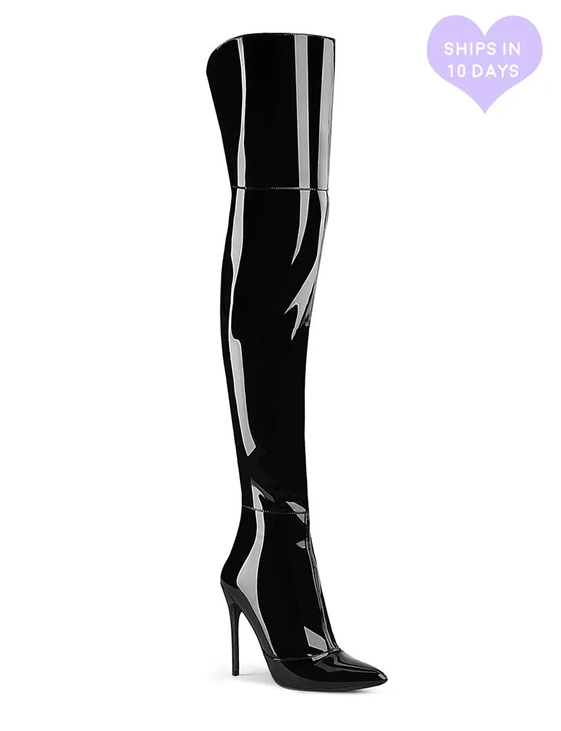 COURTLY-3012 THIGH HIGH BOOTS  PRE ORDER 