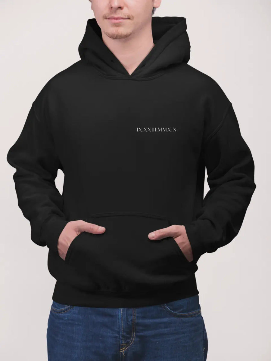 Custom Couple Hoodie With Special Date