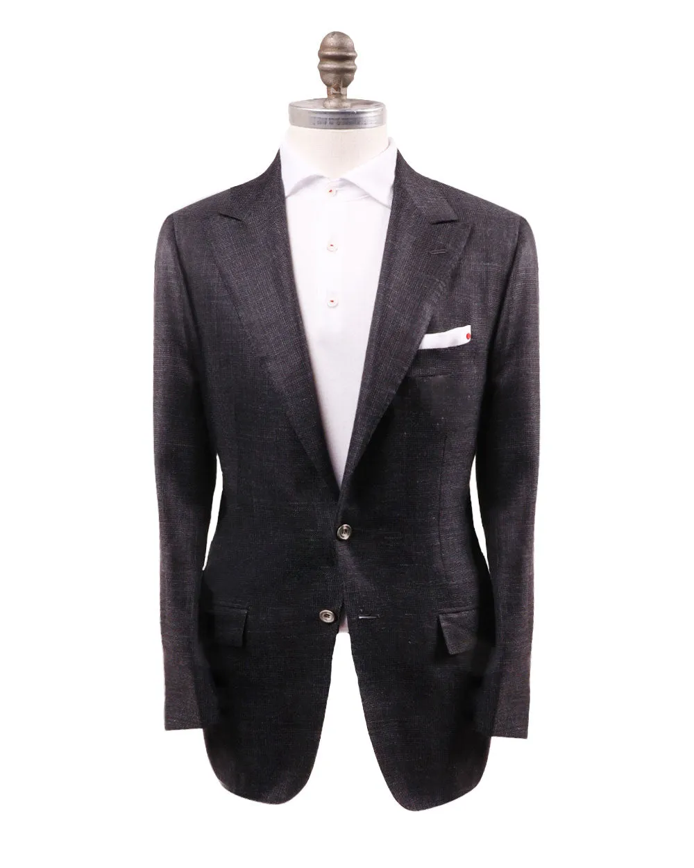 Dark Charcoal Tonal Glen Plaid Sportcoat