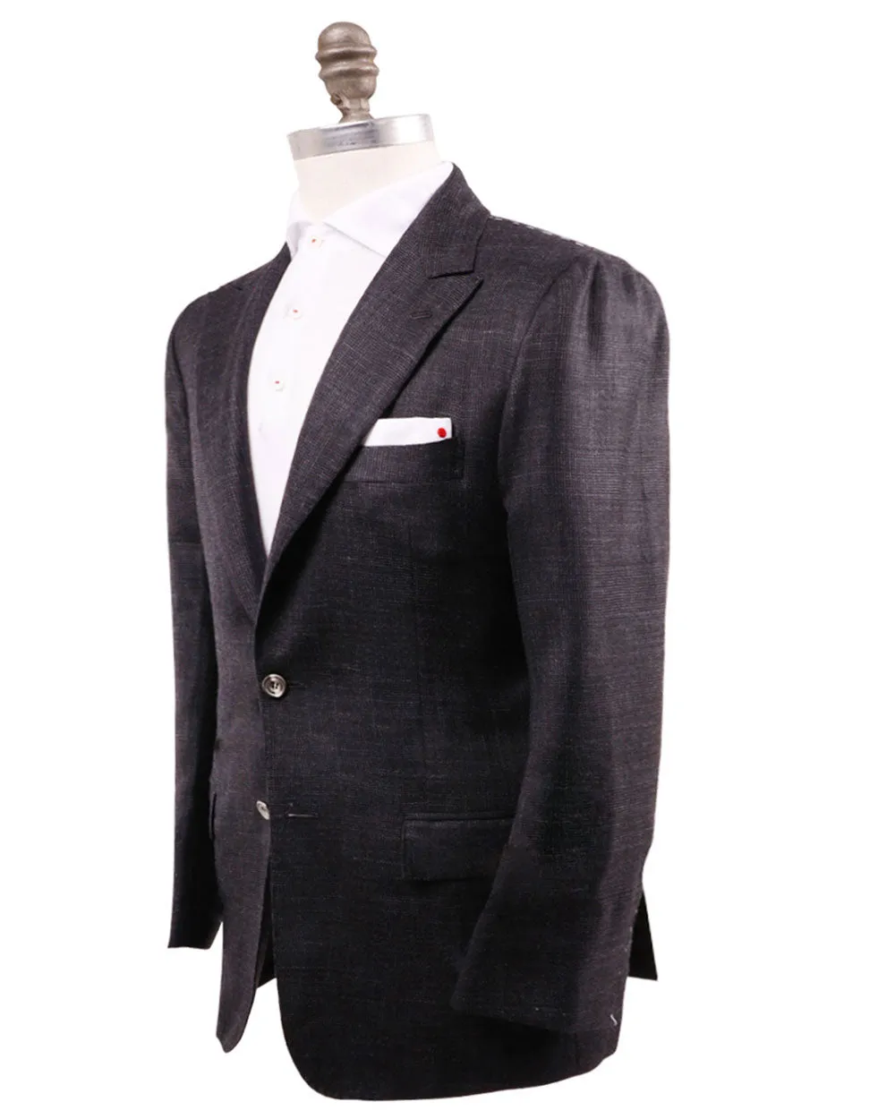 Dark Charcoal Tonal Glen Plaid Sportcoat