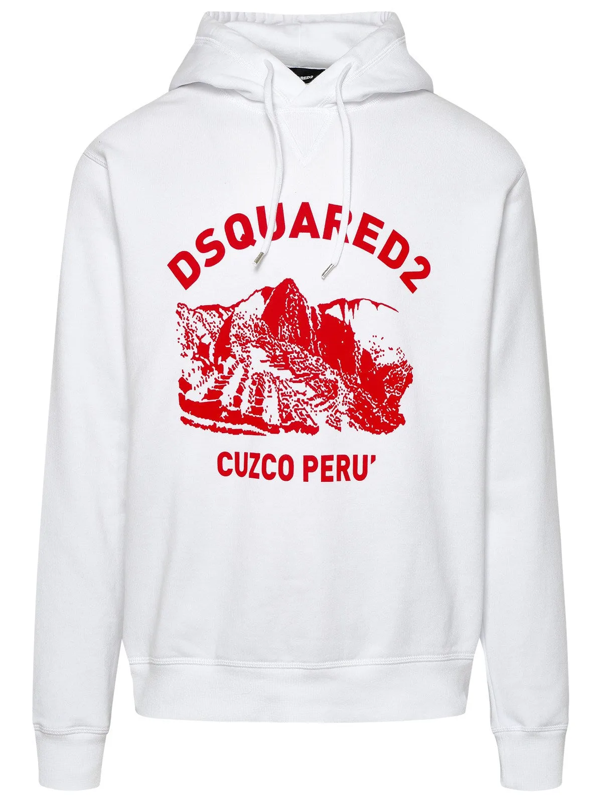 Dsquared2 Logo Printed Long Sleeved Hoodie