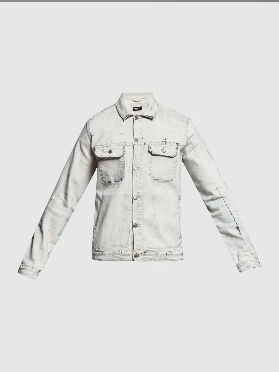 Ecru Washed Denim Jacket