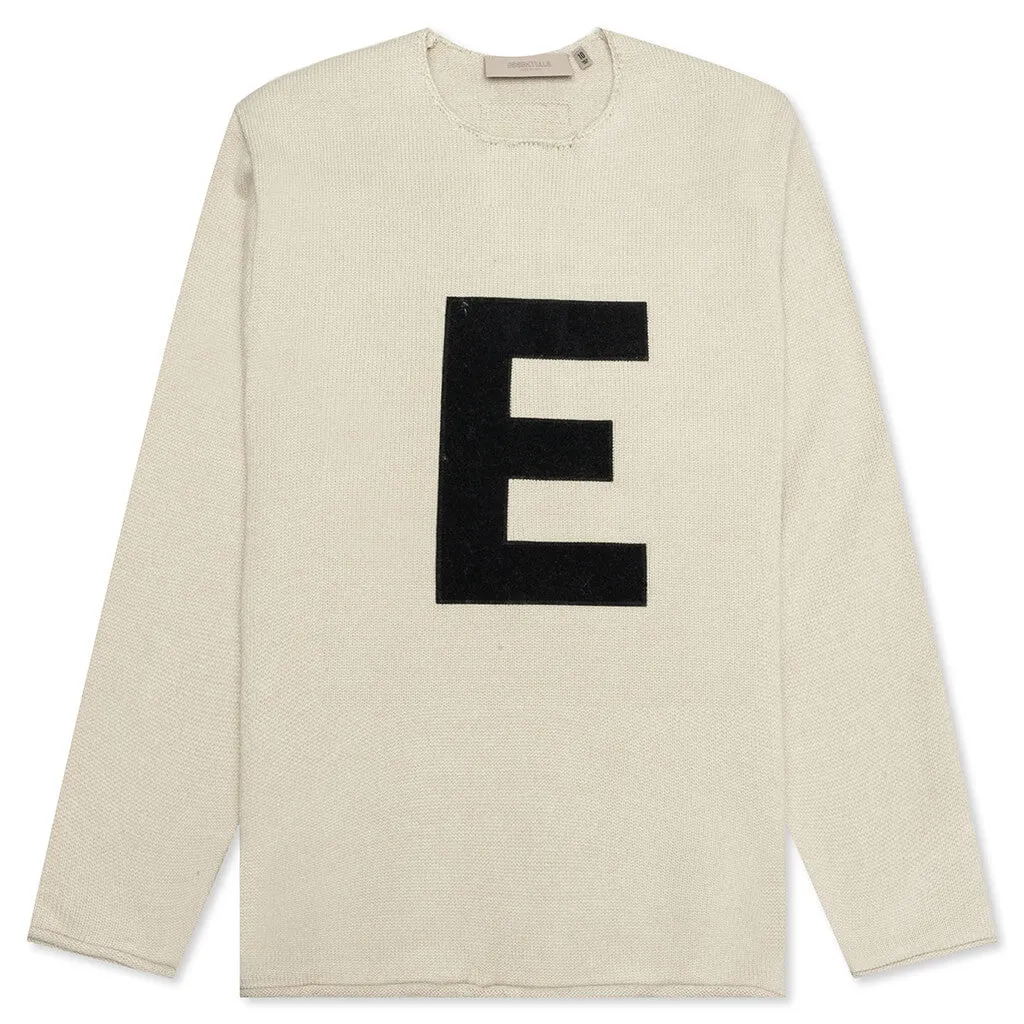 Essentials Kid's Big E Sweater - Wheat