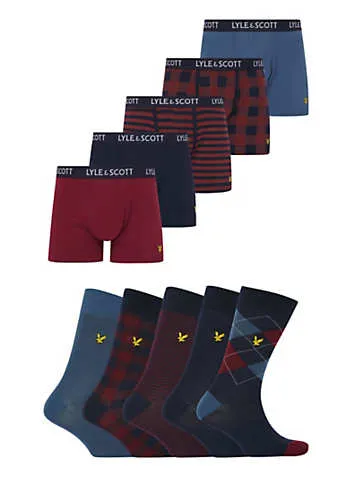 Floyd 10 Pack Underwear & Socks Gift Set  by Lyle & Scott | Look Again