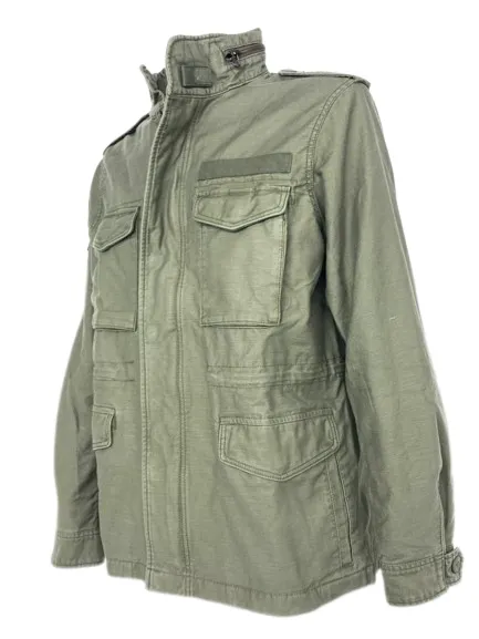 GIACCA UOMO VERDE MILITARE QUATTRO TASCHE