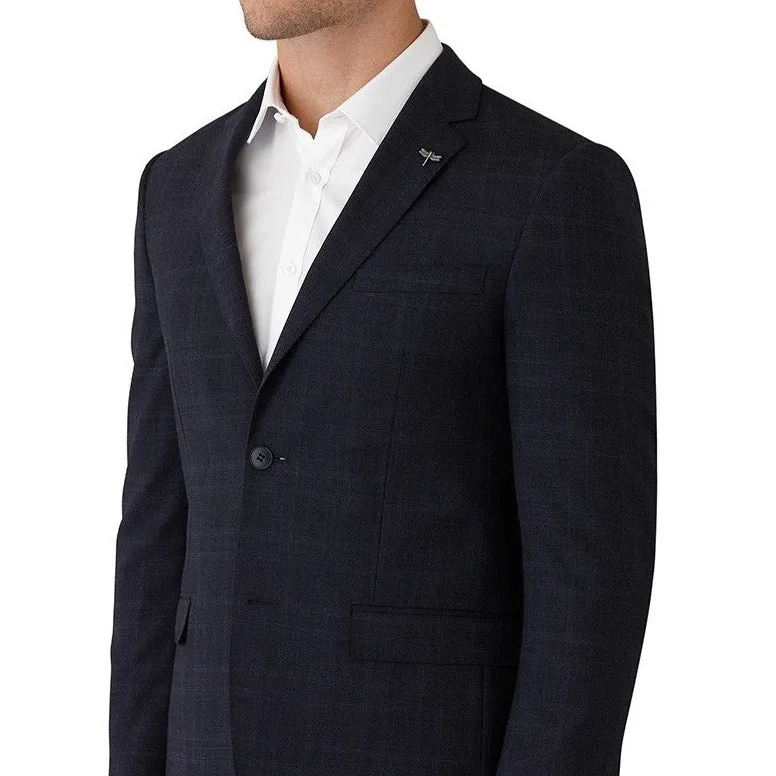 Gibson Navy Check 2pce Suit