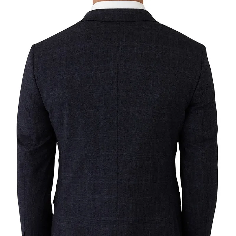 Gibson Navy Check 2pce Suit