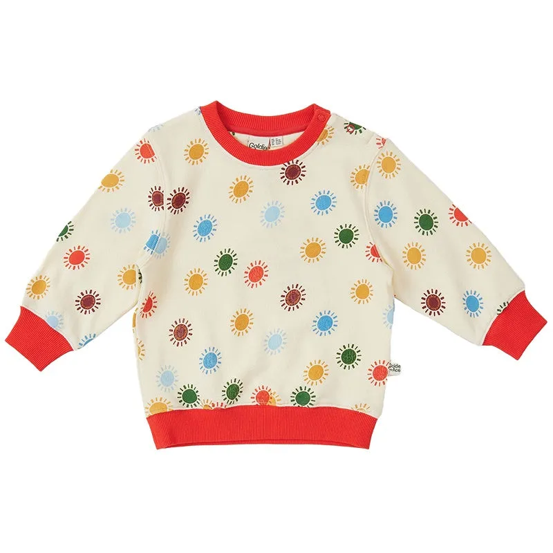 Goldie And Ace Terry Sweater - Sunny Days Cream