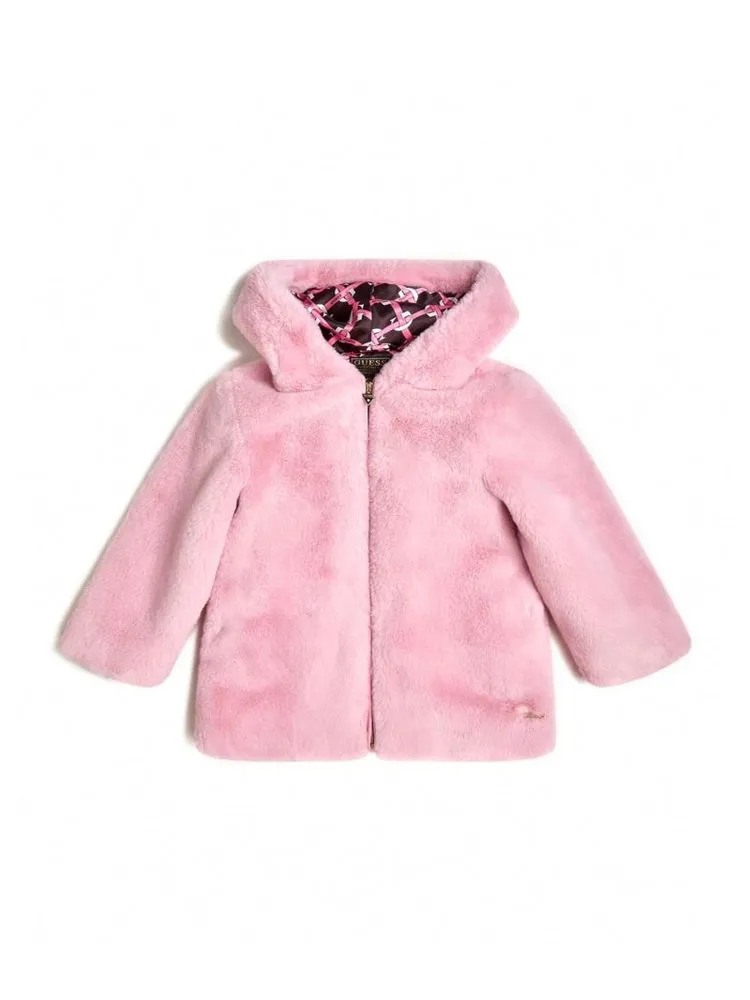 Guess Hooded Faux-Fur Jackets (3M-7)