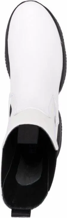 Hogan mid-calf leather boots White