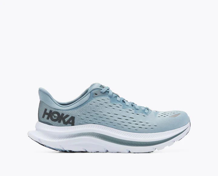 Hoka Mens Kawanas Athletic Shoes- Gray/White