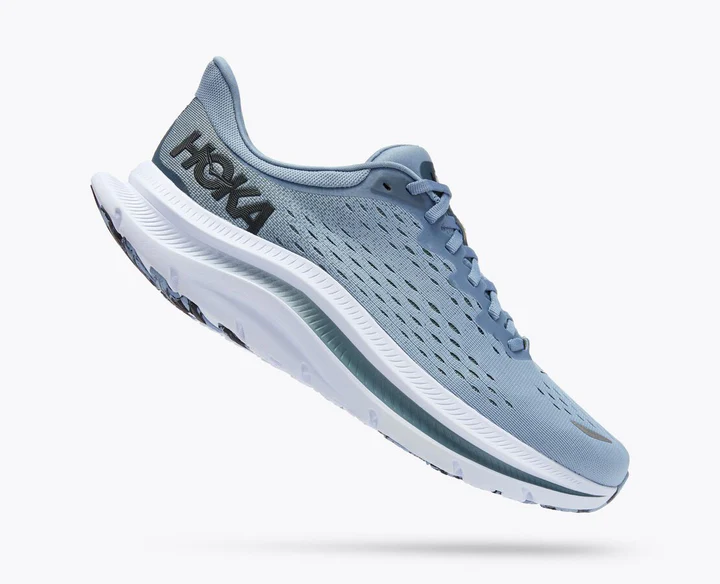 Hoka Mens Kawanas Athletic Shoes- Gray/White