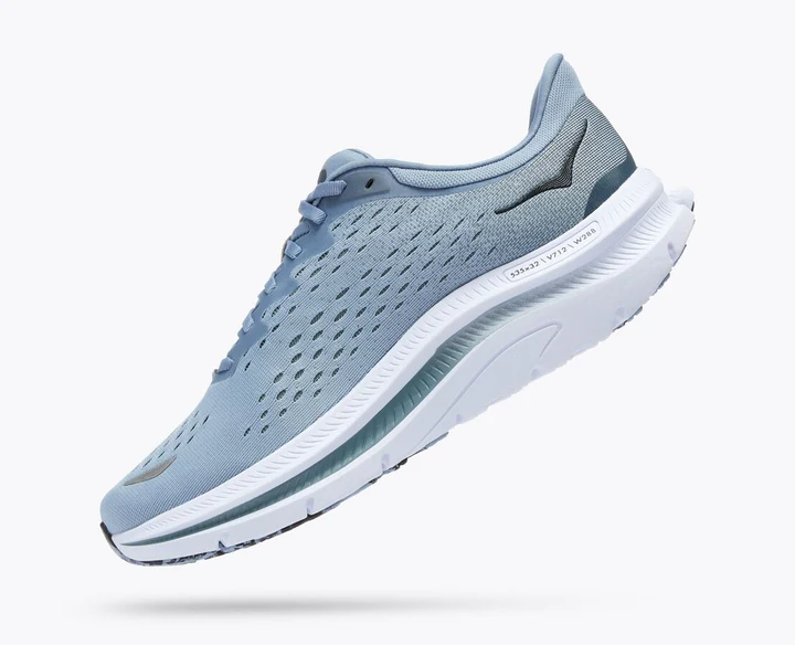 Hoka Mens Kawanas Athletic Shoes- Gray/White