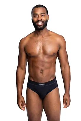 Jockey Mens London Briefs Underwear Jocks International Brief - Black