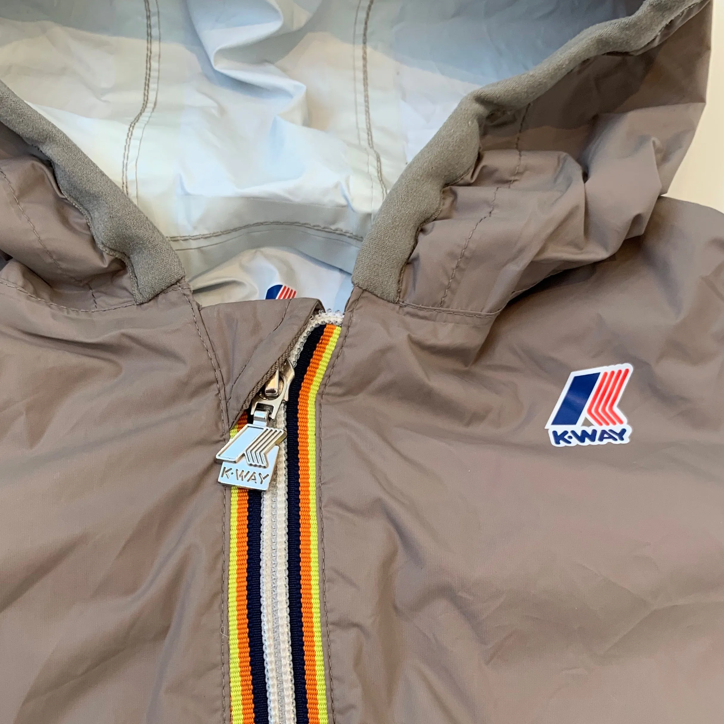 K-Way Royal Stone Packaway Rain Jacket: 6 Years