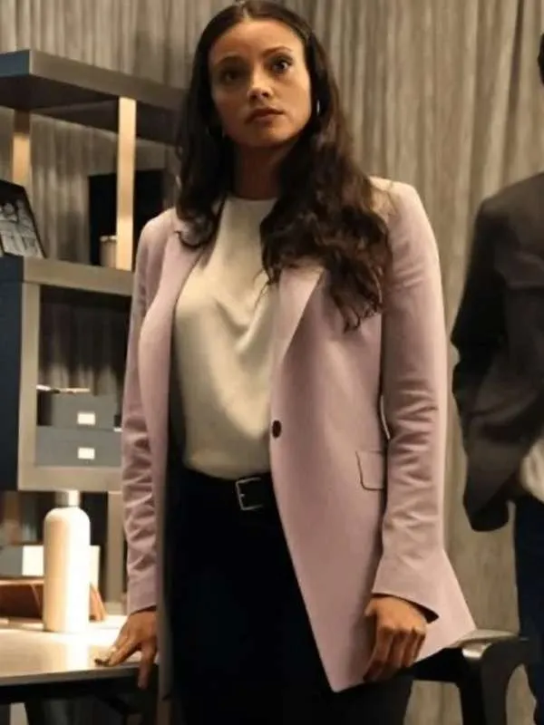 Lacey Found S01 Purple Blazer - New American Jackets