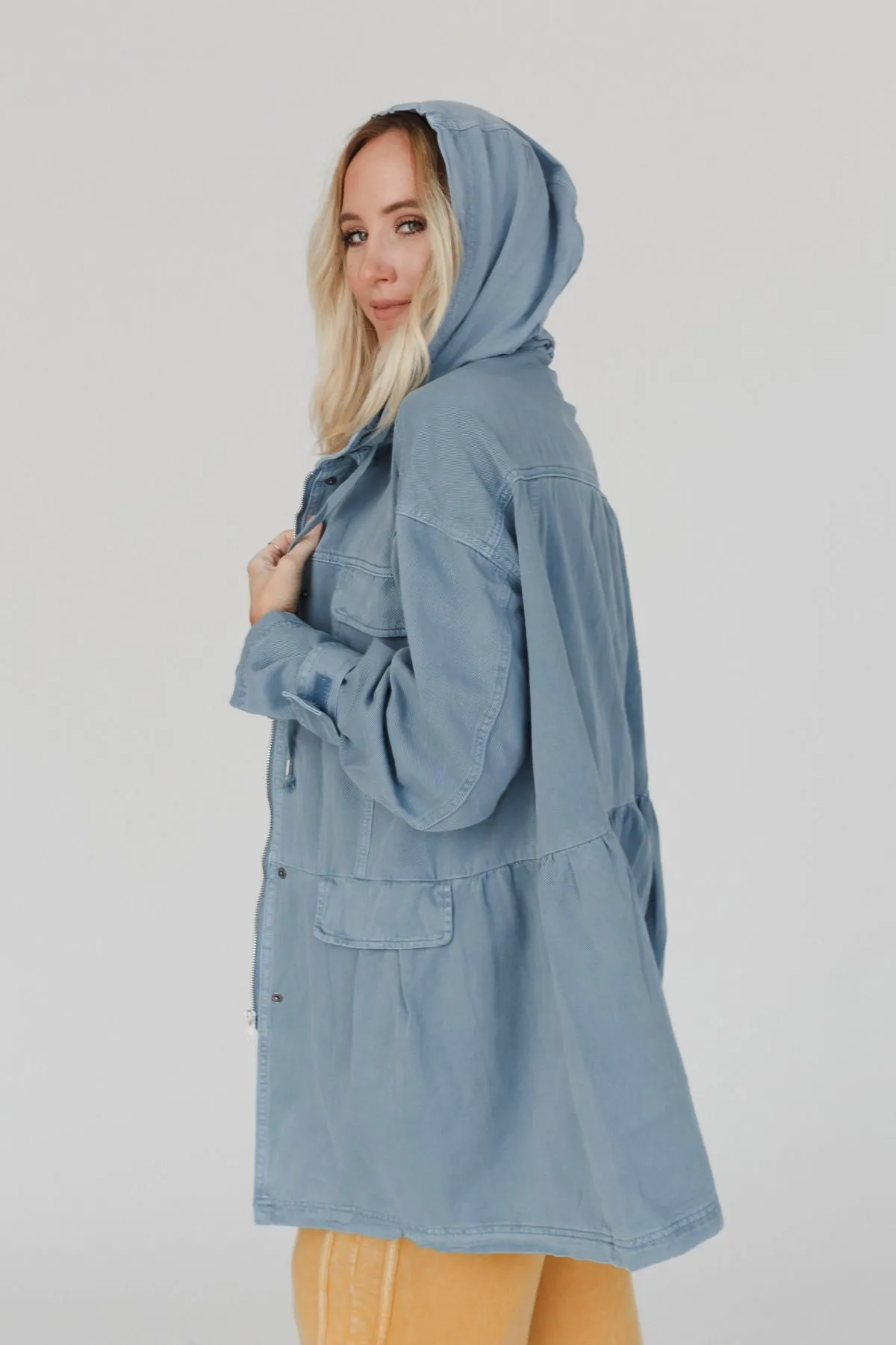 Layers On Layers Perfect Boho Parka - Denim