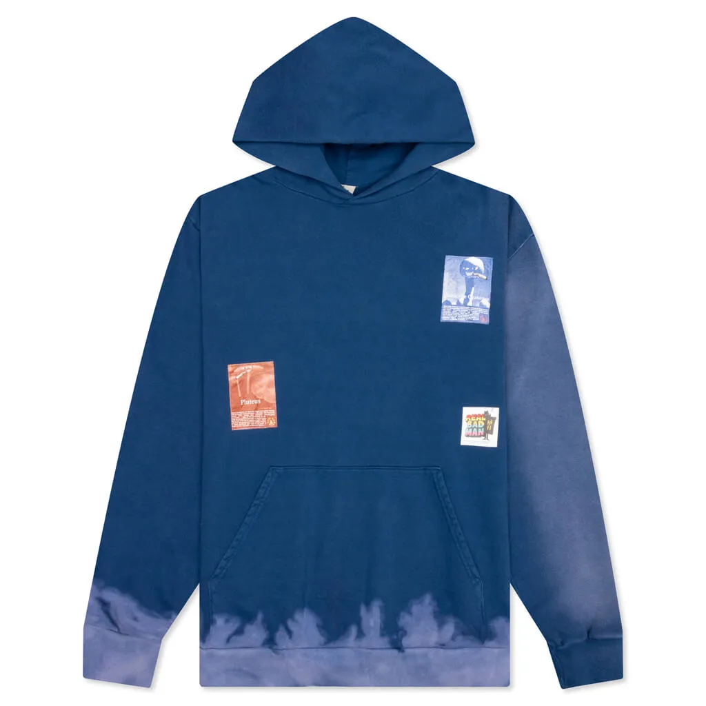 Lotta Tyvek Hoodie - Navy Tie Dye