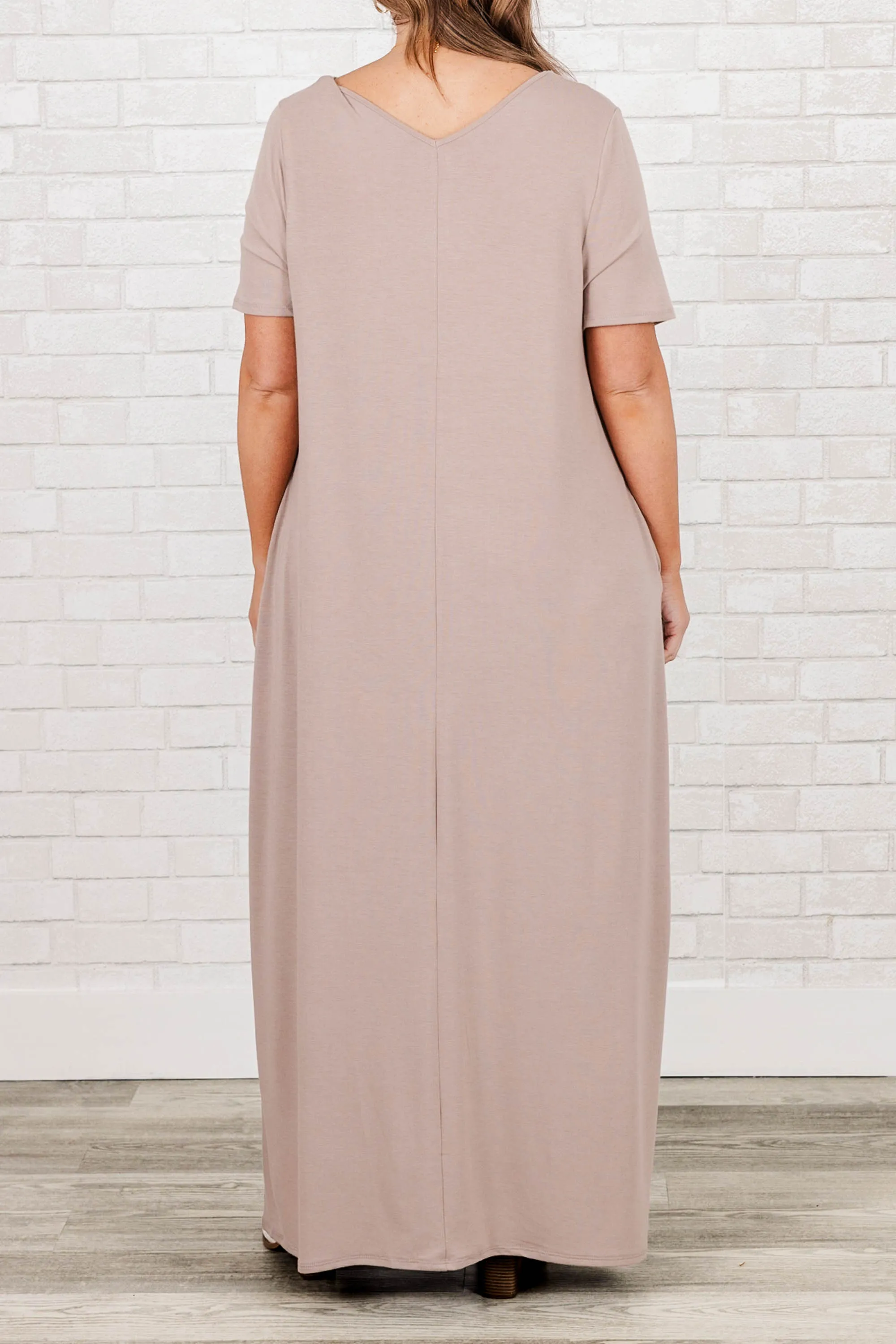 Makin' Waves Maxi Dress, Ash Mocha