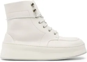 Marsèll Cassapana leather ankle boots White