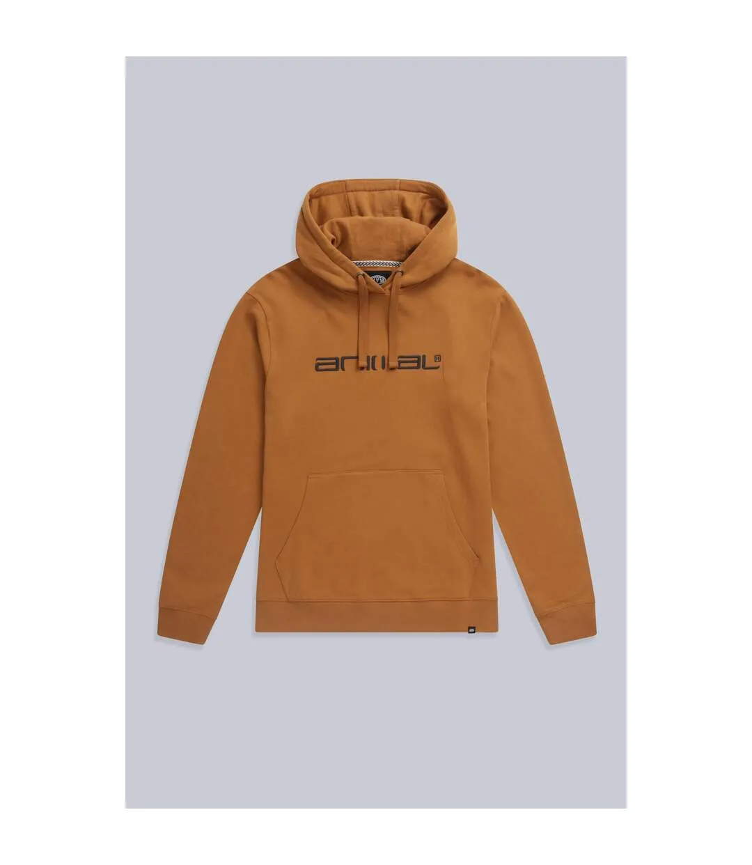 Mens driver logo organic hoodie mustard Animal