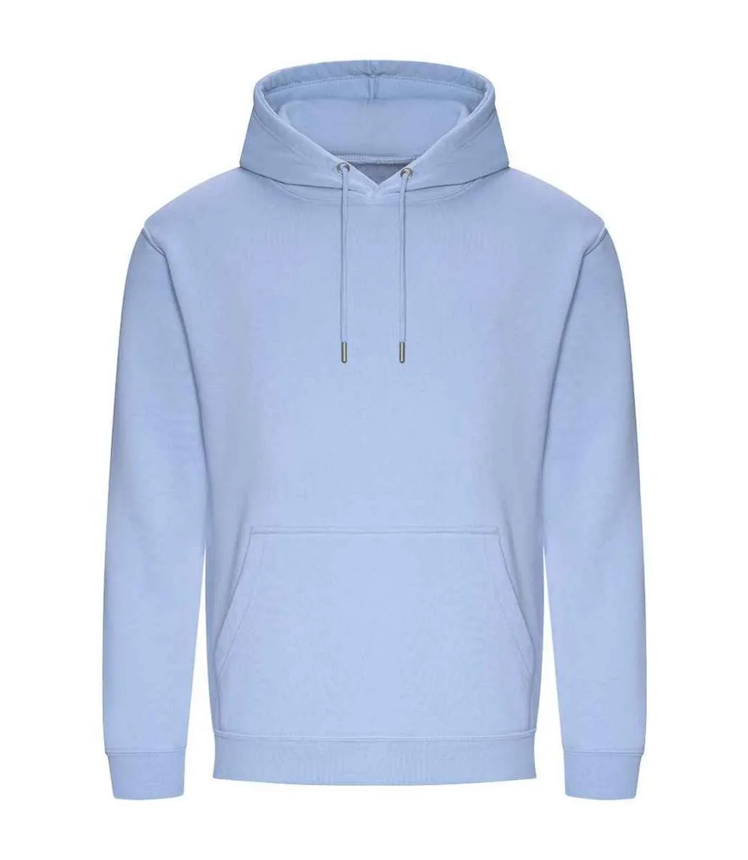 Mens organic hoodie sky blue Awdis