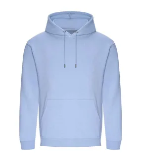 Mens organic hoodie sky blue Awdis