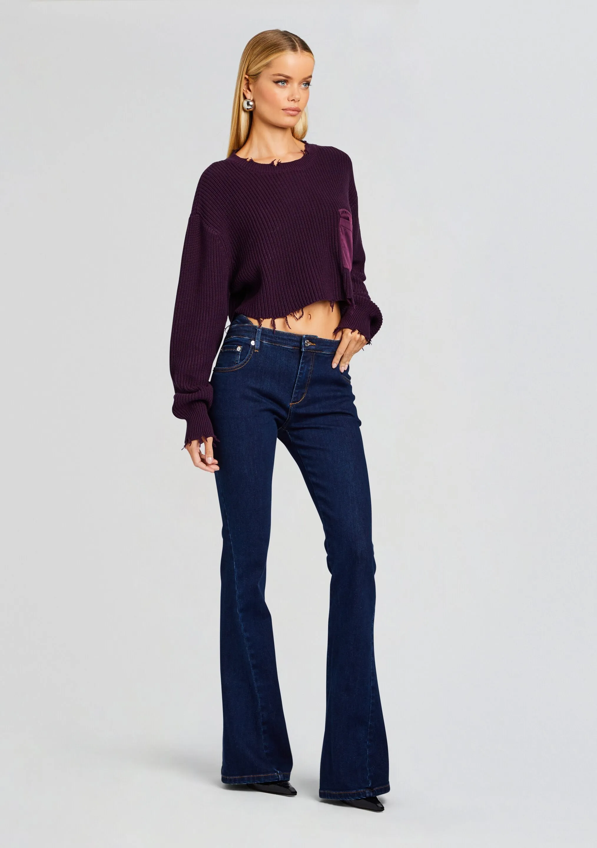 Mid Cropped Devin Sweater