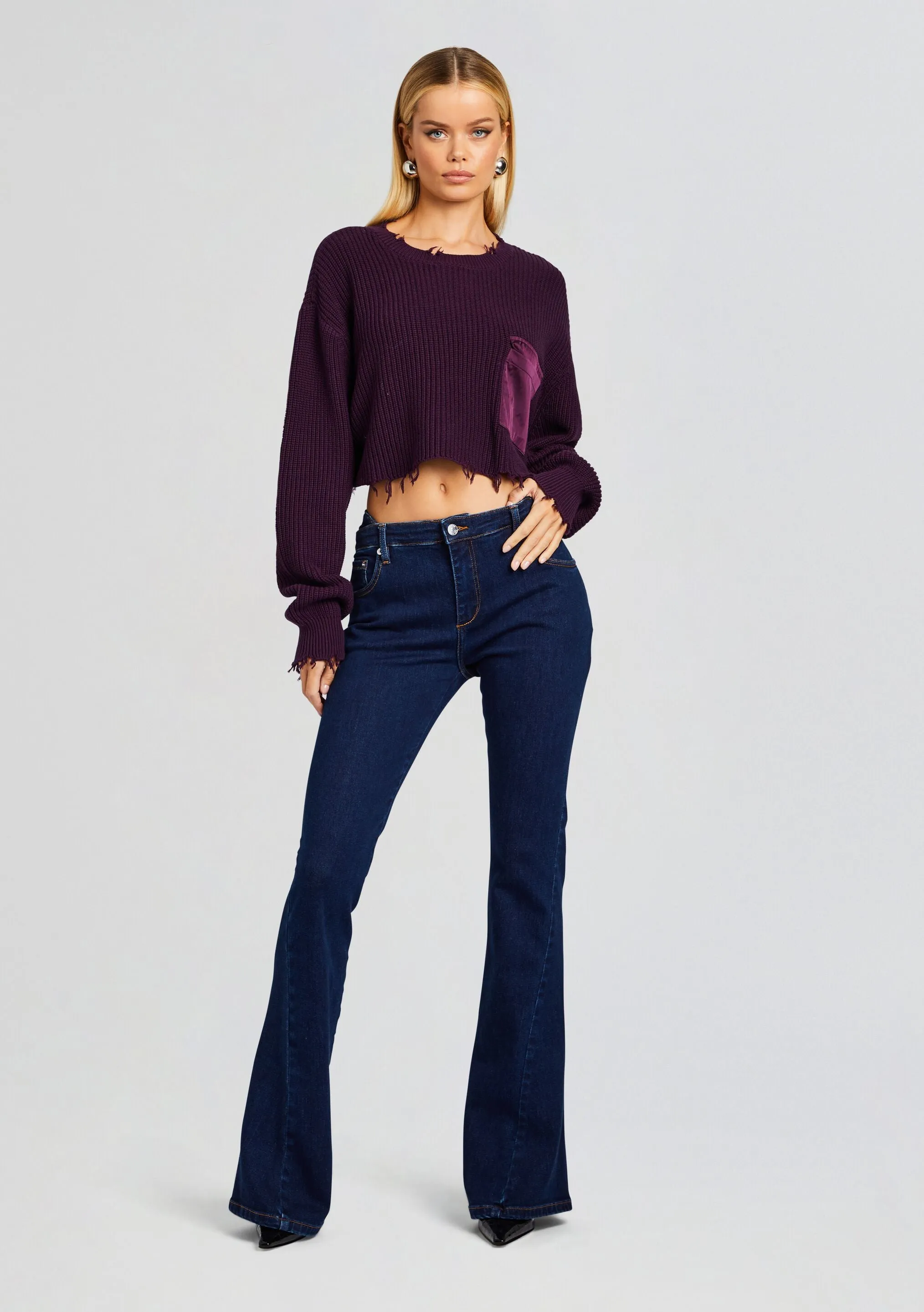 Mid Cropped Devin Sweater